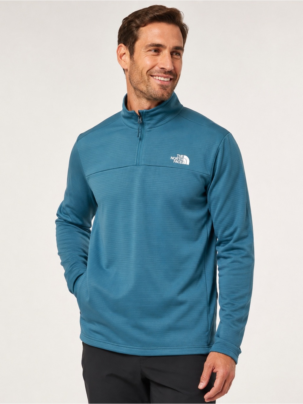 The North Face Men’s XXL Blue Teal Quarter Zip Pullover